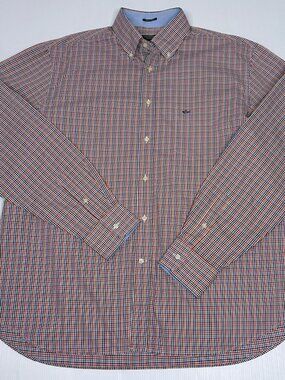 PAUL & SHARK men's long-sleeved plaid shirt XL